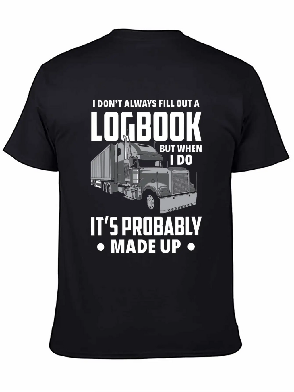 Funny Trucker Truck Driver Gift Essential Cotton Tee For Daily Outfits – Unisex Style
