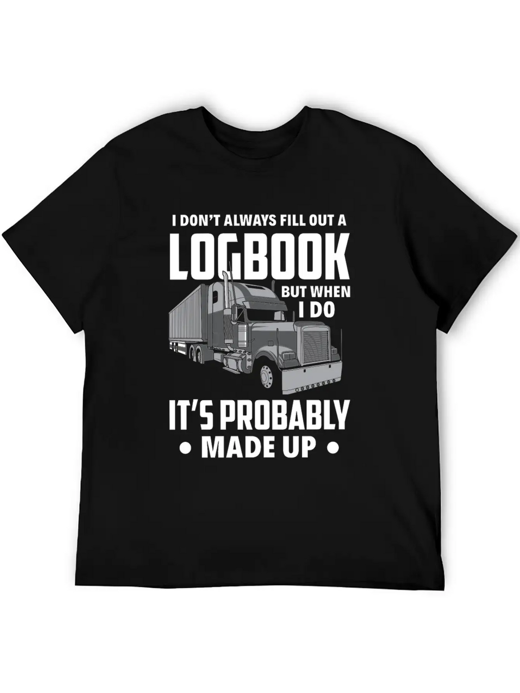 Funny Trucker Truck Driver Gift Essential Cotton Tee For Daily Outfits – Unisex Style