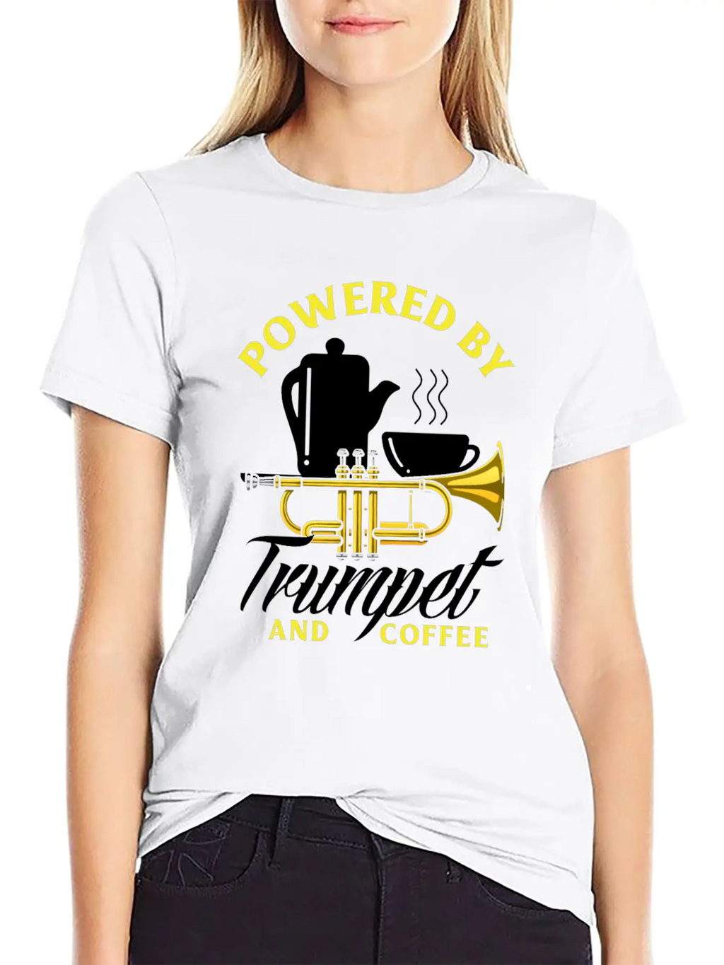 Funny Trumpet Player Gift Breathable Graphic T-Shirt – Perfect For Casual Days