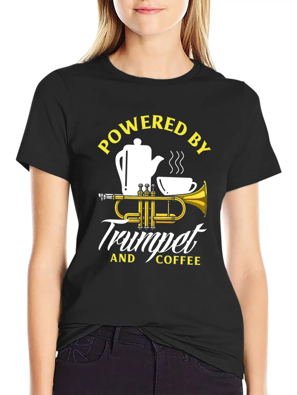 Funny Trumpet Player Gift Breathable Graphic T-Shirt – Perfect For Casual Days