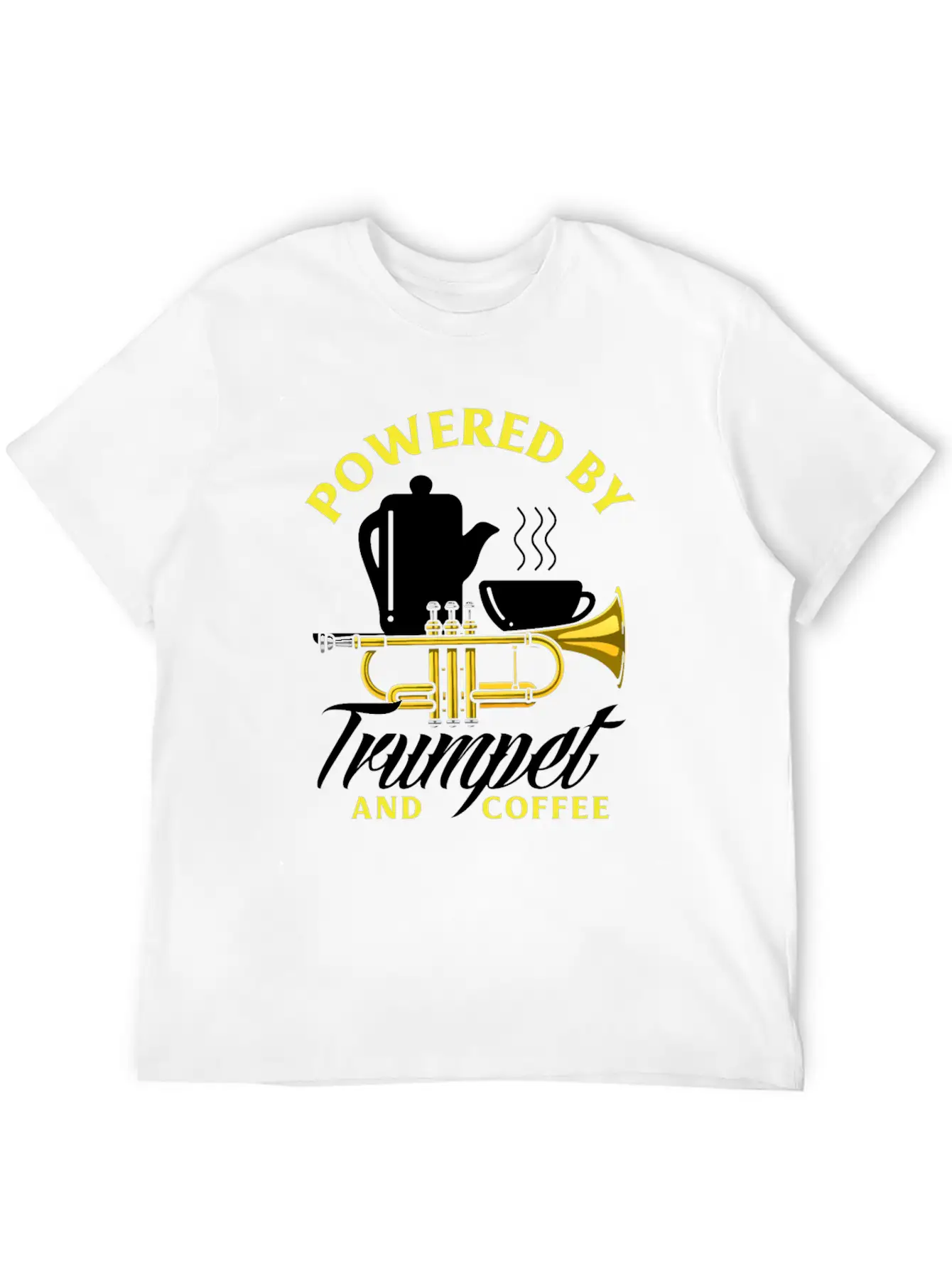 Funny Trumpet Player Gift Breathable Graphic T-Shirt – Perfect For Casual Days