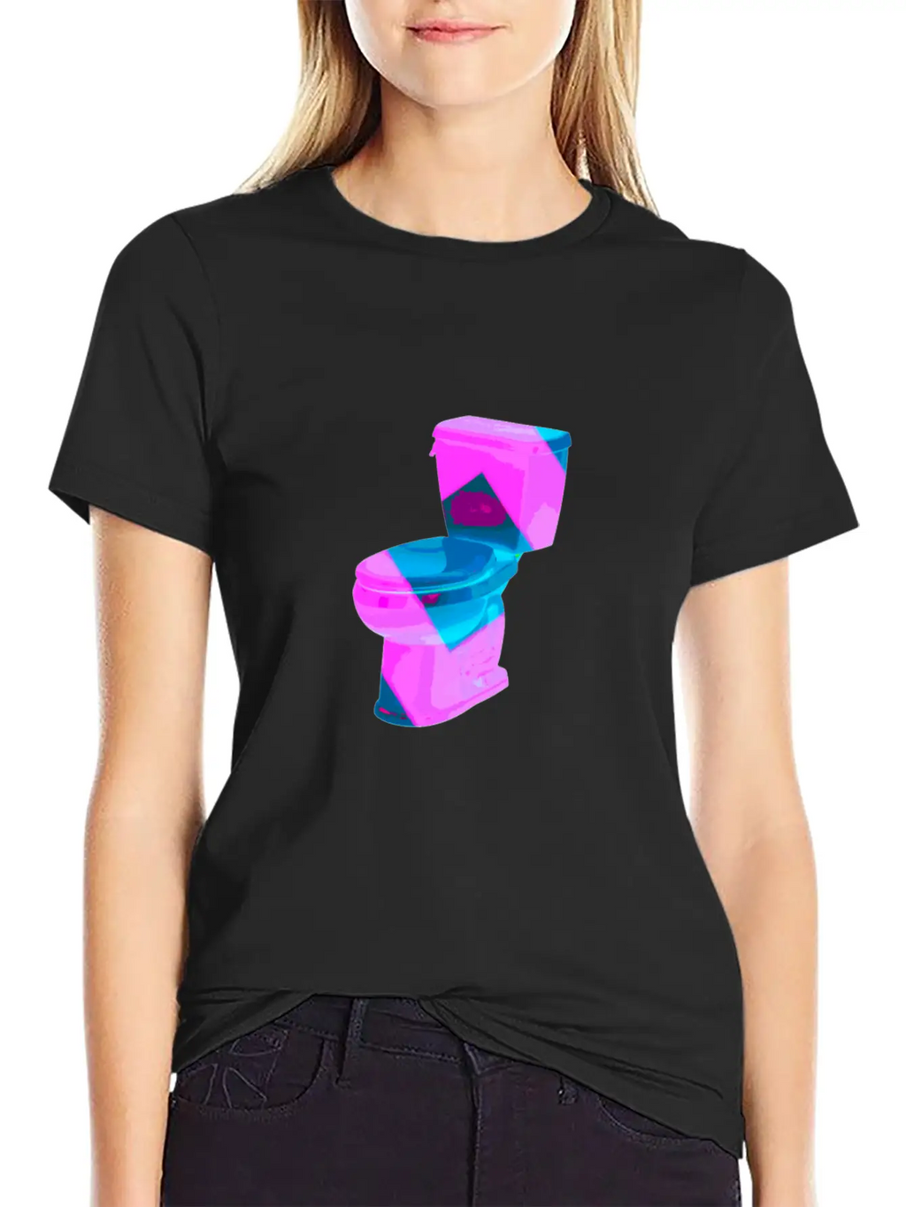Funny Vaporwave Toilet Aesthetic Style Art Timeless Short Sleeve Tee – Comfy And Minimalist Design