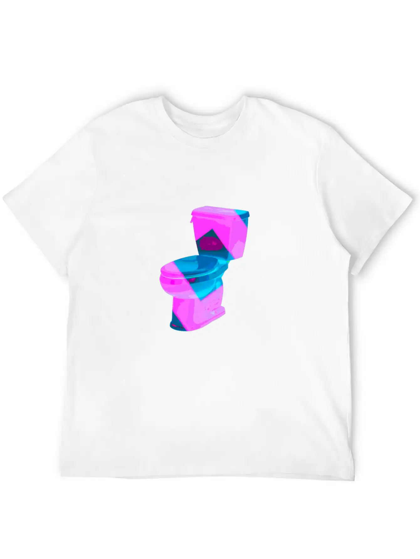 Funny Vaporwave Toilet Aesthetic Style Art Timeless Short Sleeve Tee – Comfy And Minimalist Design