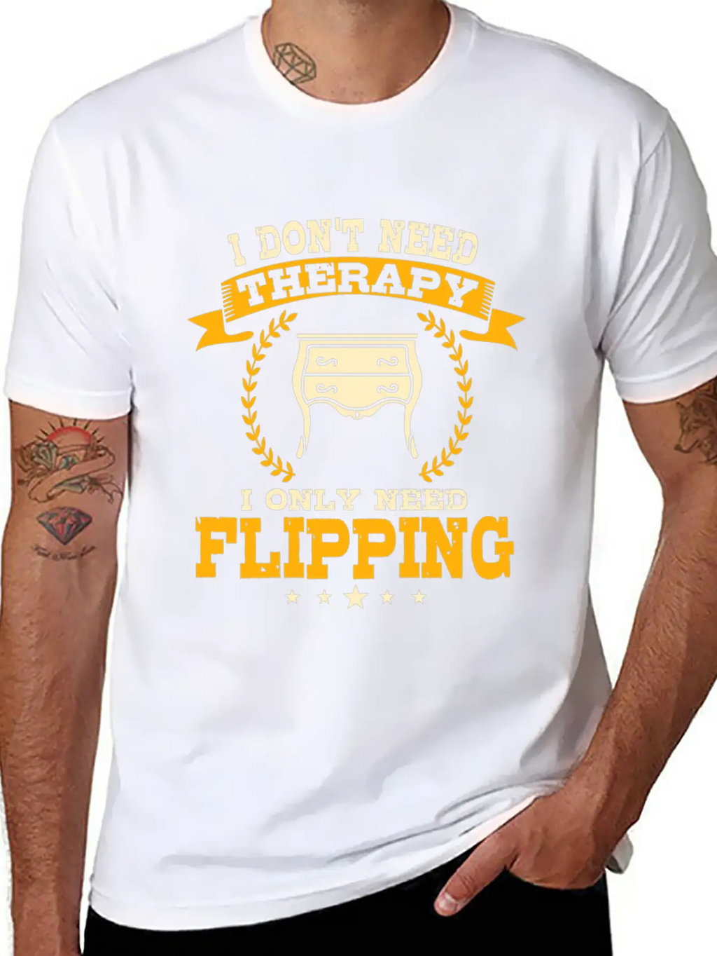 Furniture Flipping Classic Cotton Tee – Unisex Comfort For Any Season