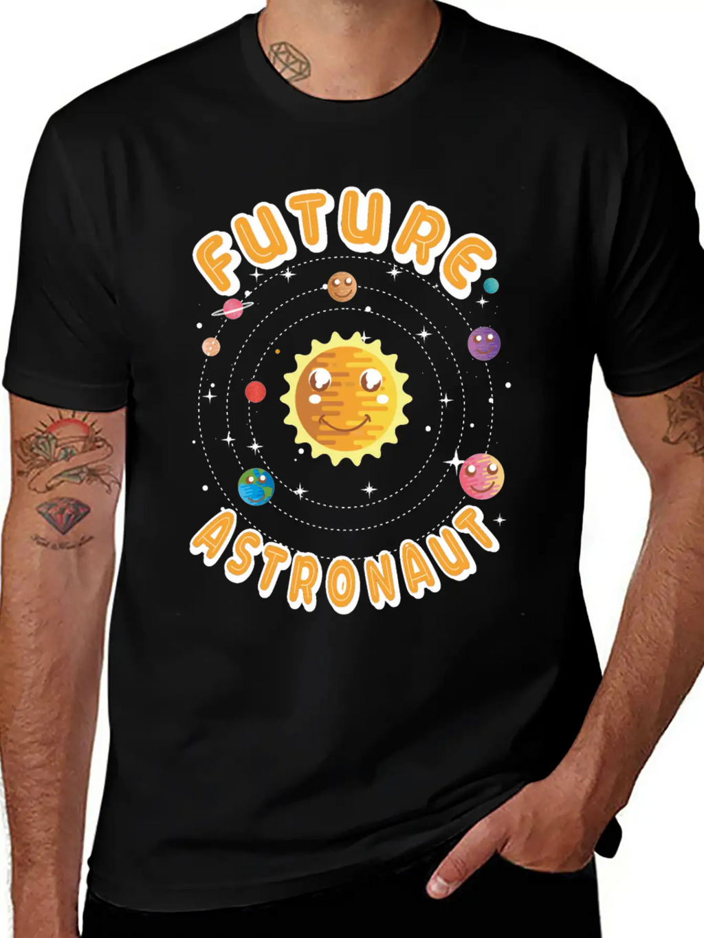 Future Astronaut Basic Graphic T-Shirt – Daily Comfort In Soft Cotton