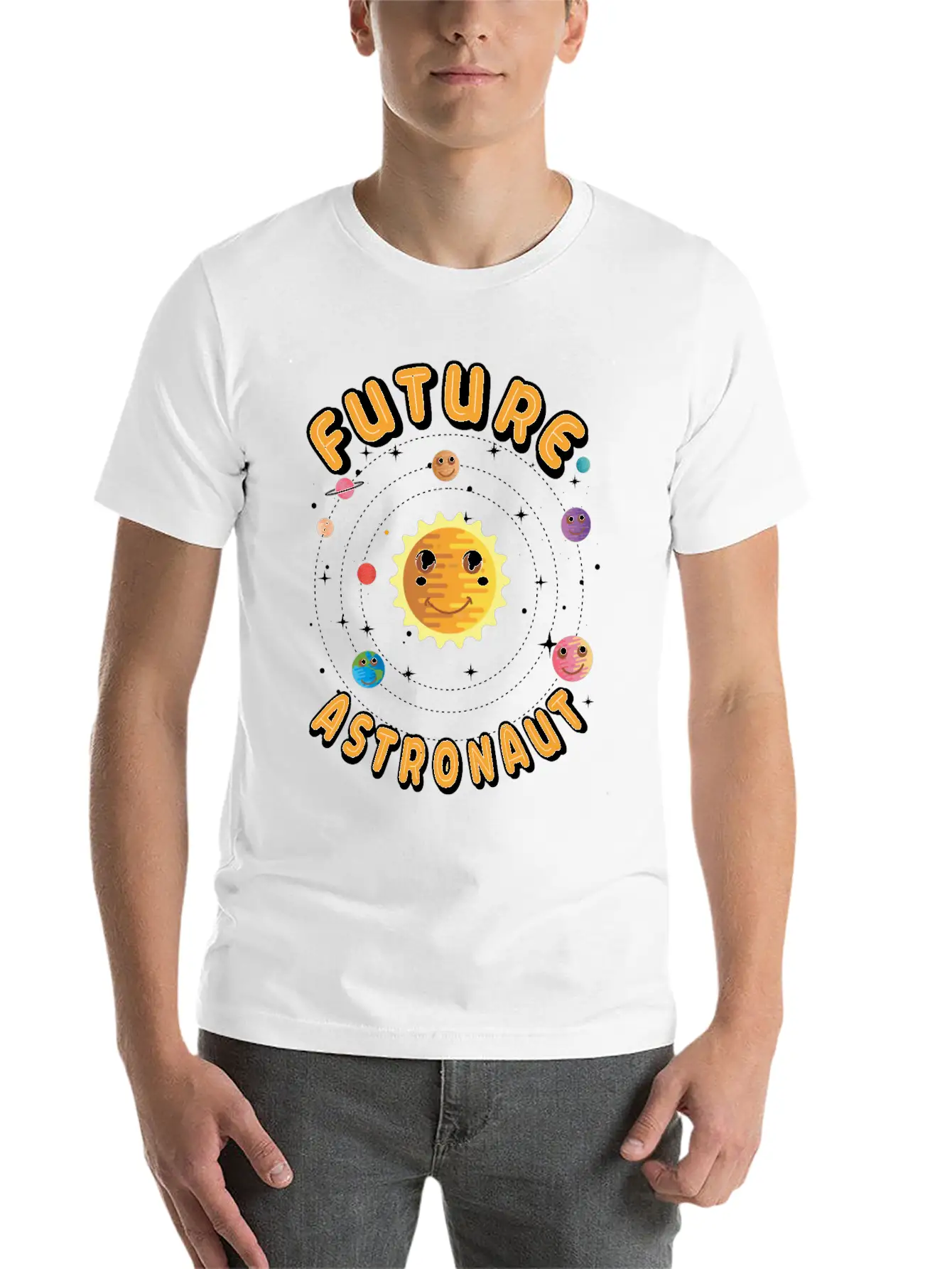 Future Astronaut Basic Graphic T-Shirt – Daily Comfort In Soft Cotton