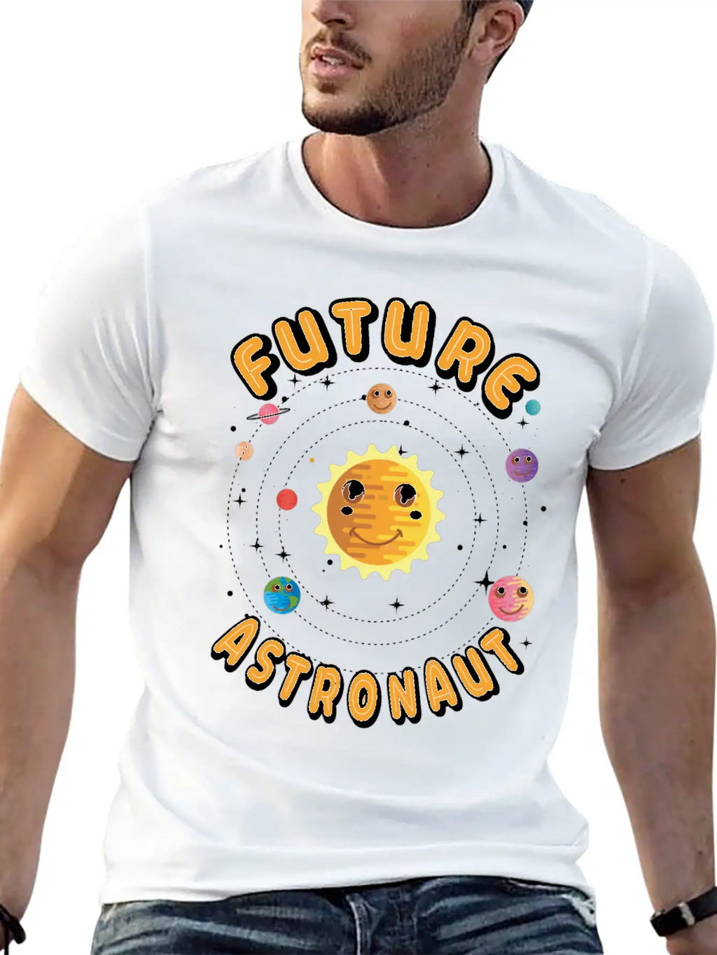 Future Astronaut Basic Graphic T-Shirt – Daily Comfort In Soft Cotton