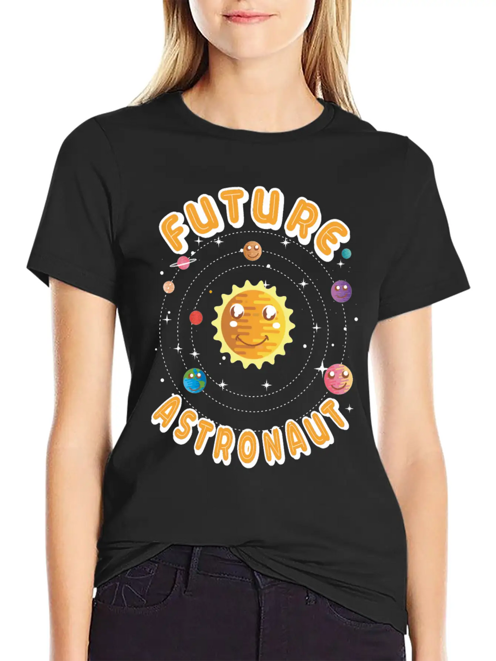 Future Astronaut Basic Graphic T-Shirt – Daily Comfort In Soft Cotton