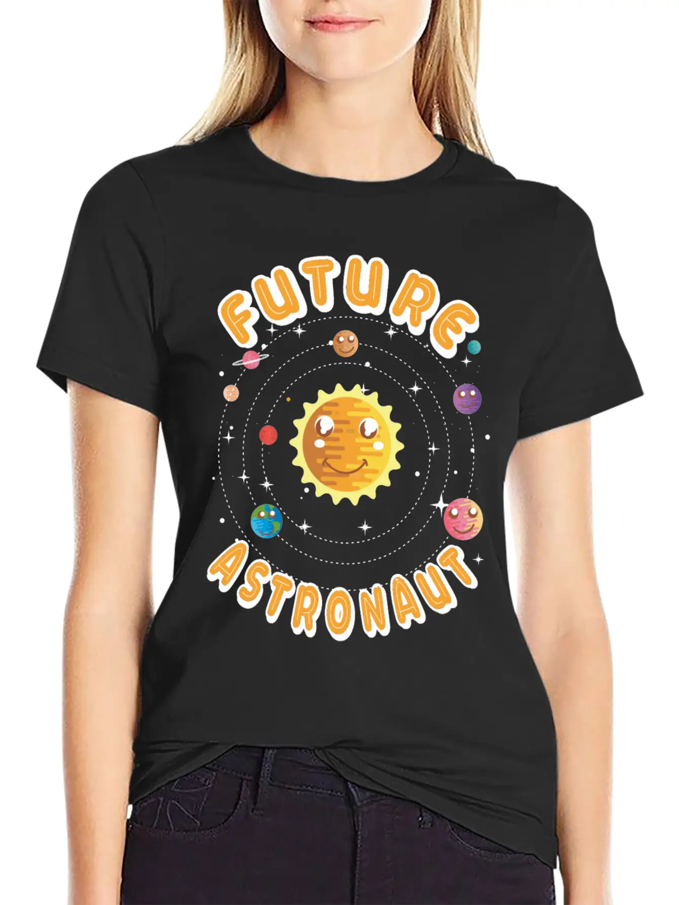 Future Astronaut Basic Graphic T-Shirt – Daily Comfort In Soft Cotton