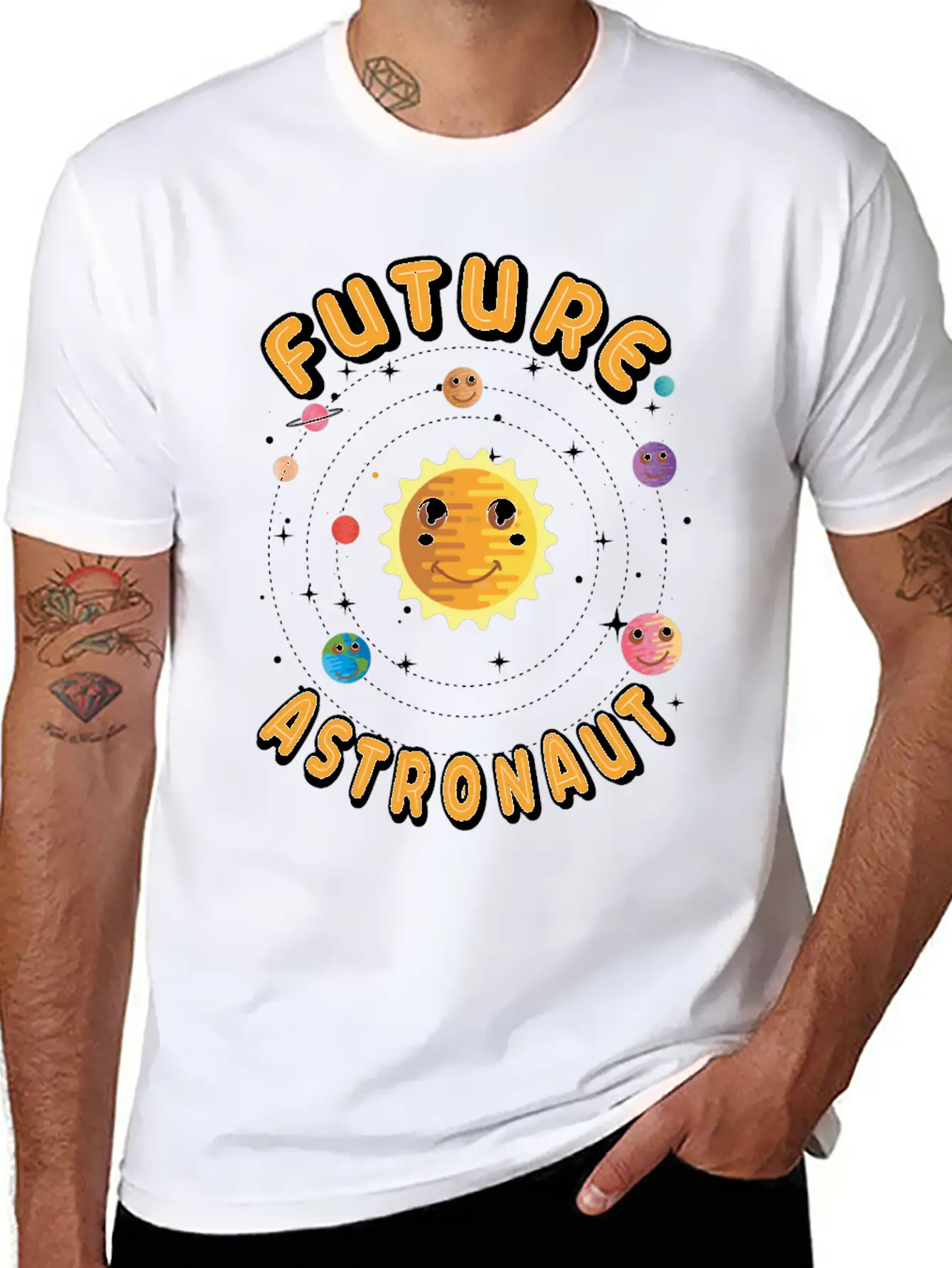 Future Astronaut Basic Graphic T-Shirt – Daily Comfort In Soft Cotton