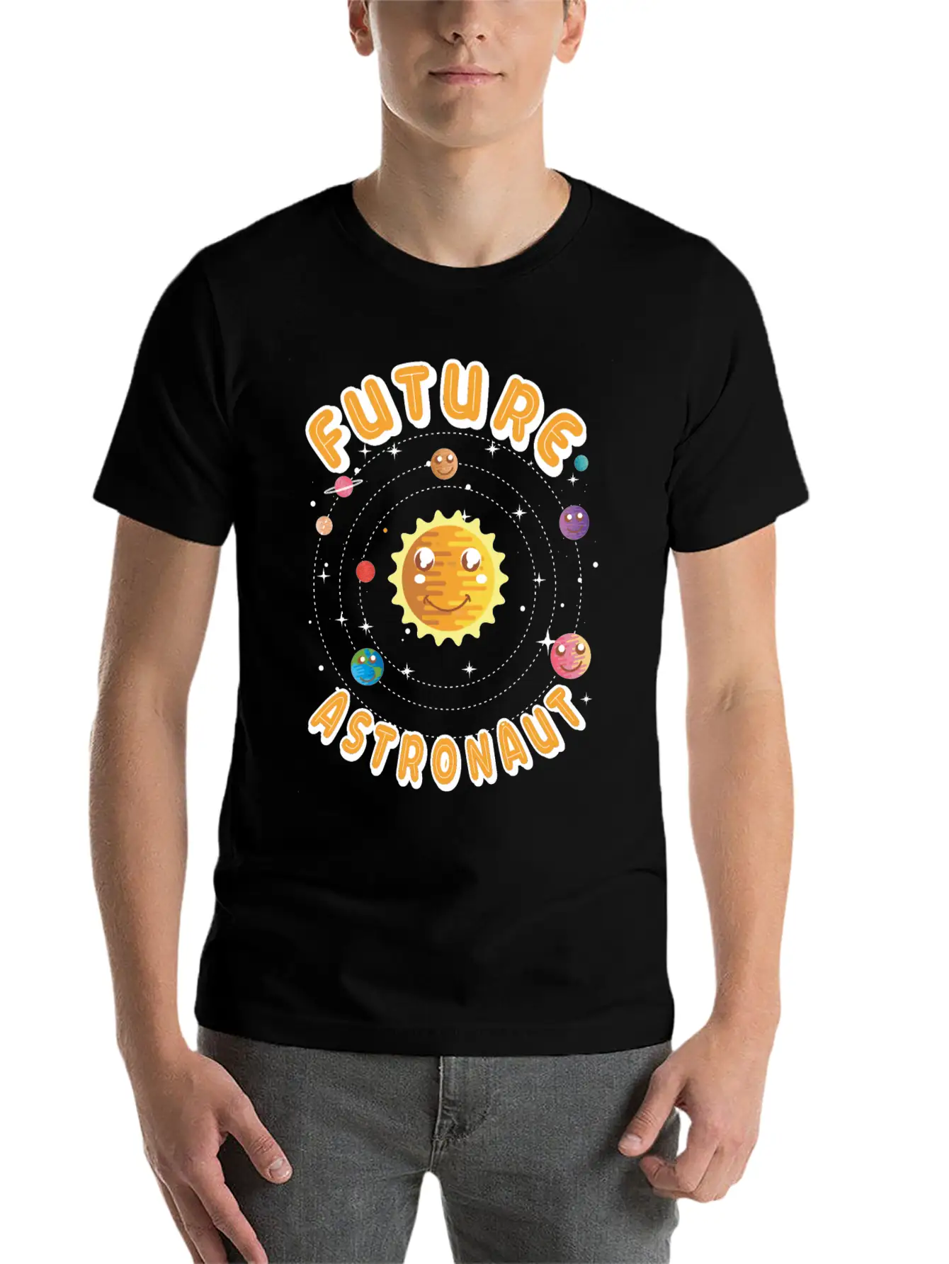 Future Astronaut Basic Graphic T-Shirt – Daily Comfort In Soft Cotton