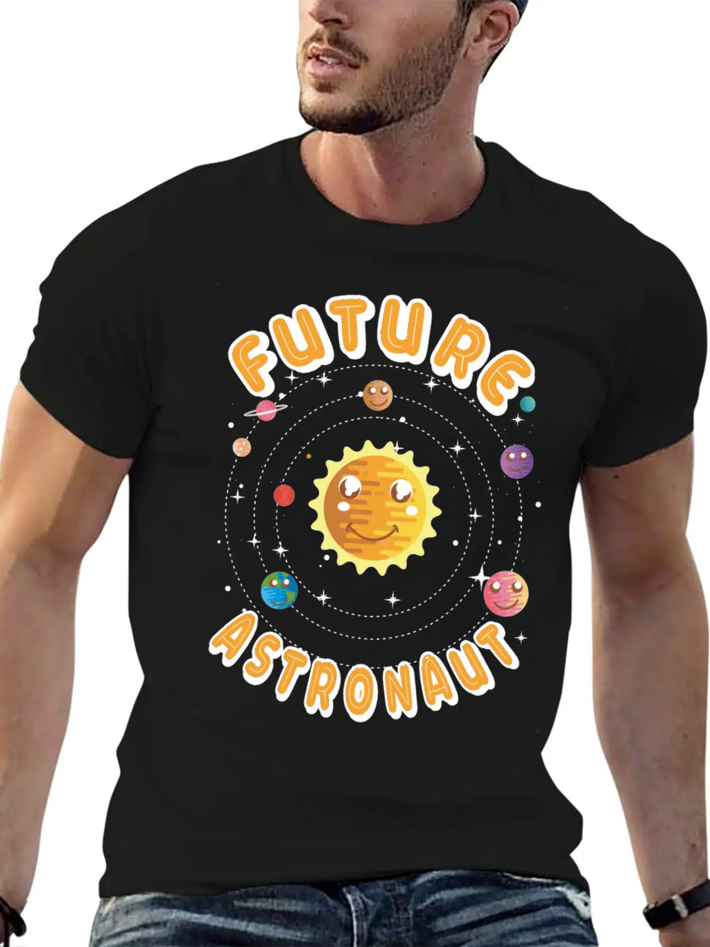 Future Astronaut Basic Graphic T-Shirt – Daily Comfort In Soft Cotton