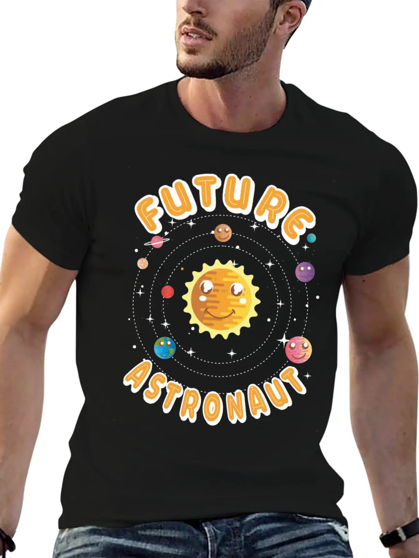 Future Astronaut Basic Graphic T-Shirt – Daily Comfort In Soft Cotton