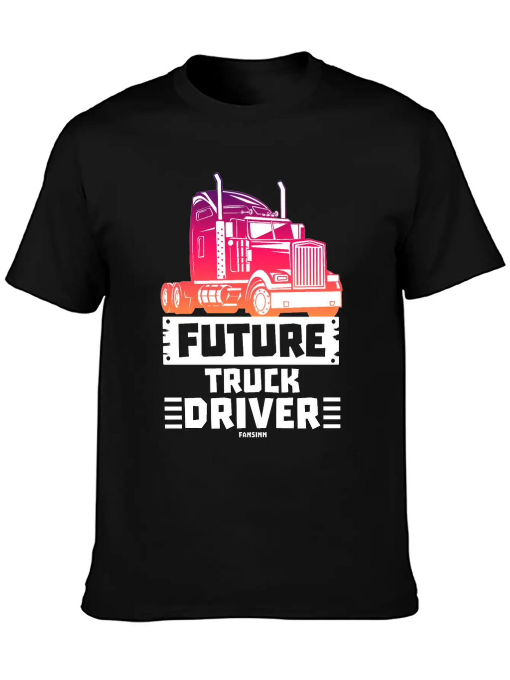 Future Truck Driver Stylish Everyday T-Shirt – Unisex Basic Cotton Tee