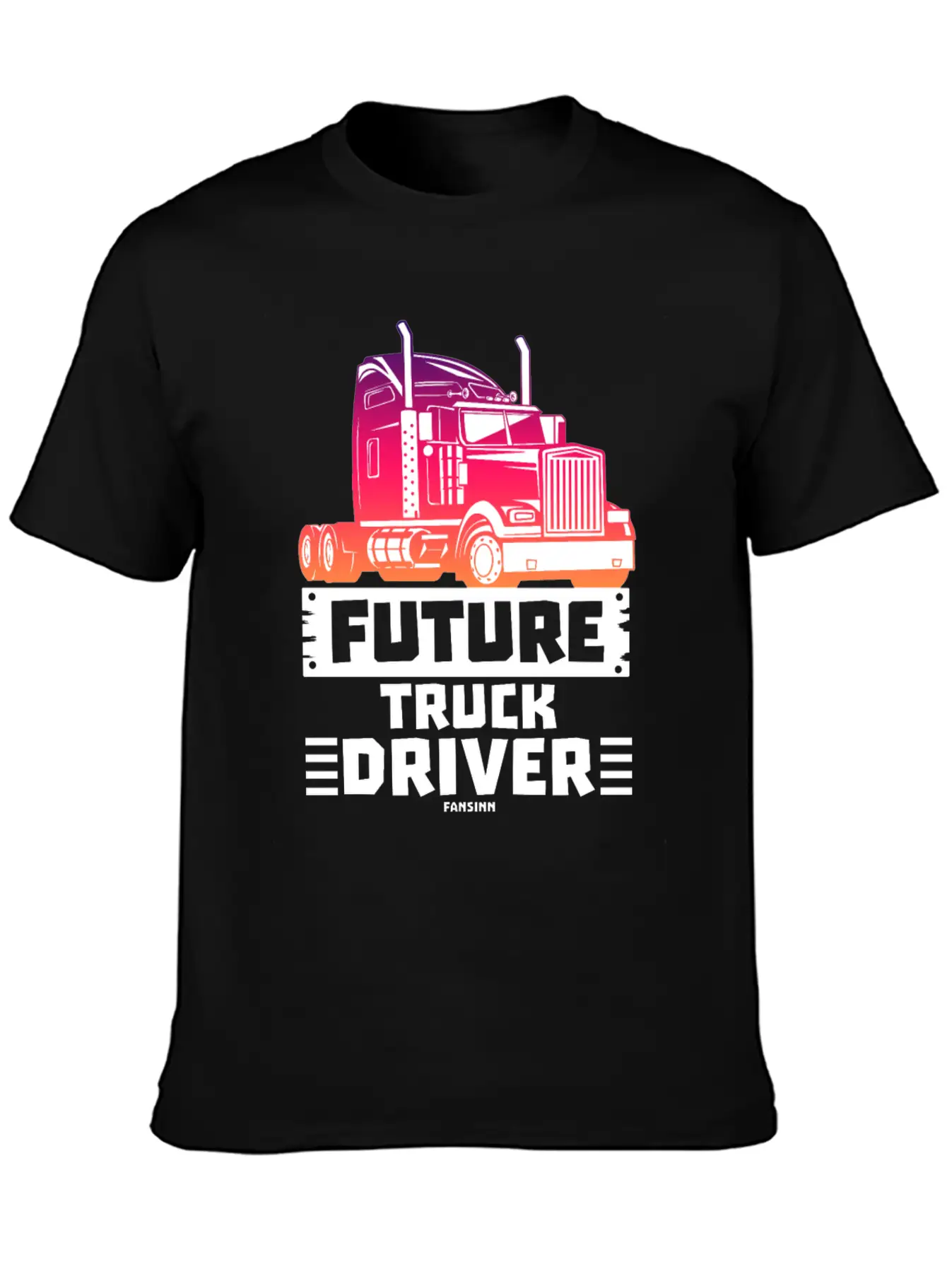 Future Truck Driver Stylish Everyday T-Shirt – Unisex Basic Cotton Tee