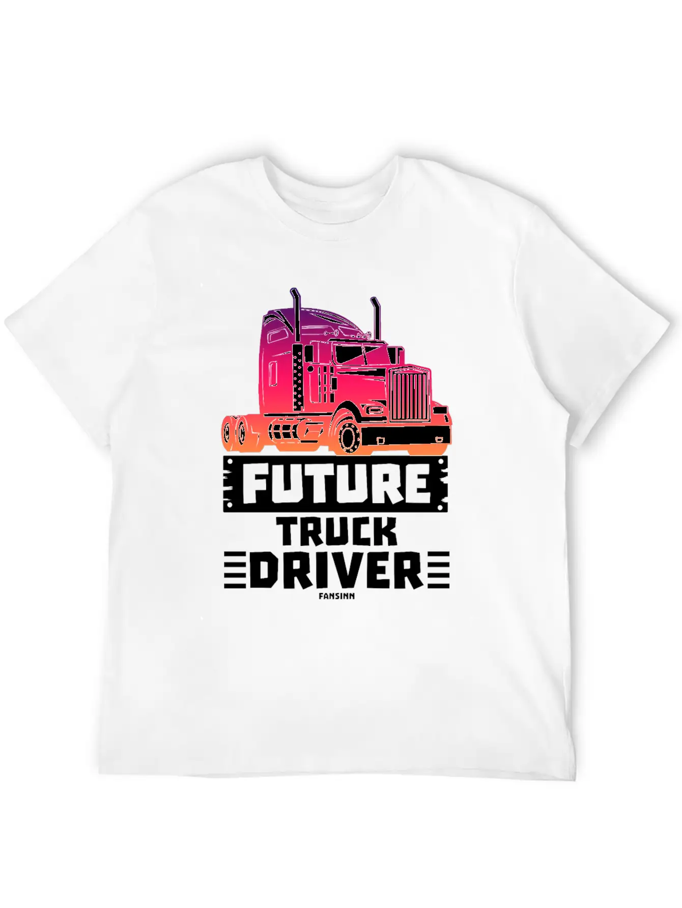 Future Truck Driver Stylish Everyday T-Shirt – Unisex Basic Cotton Tee