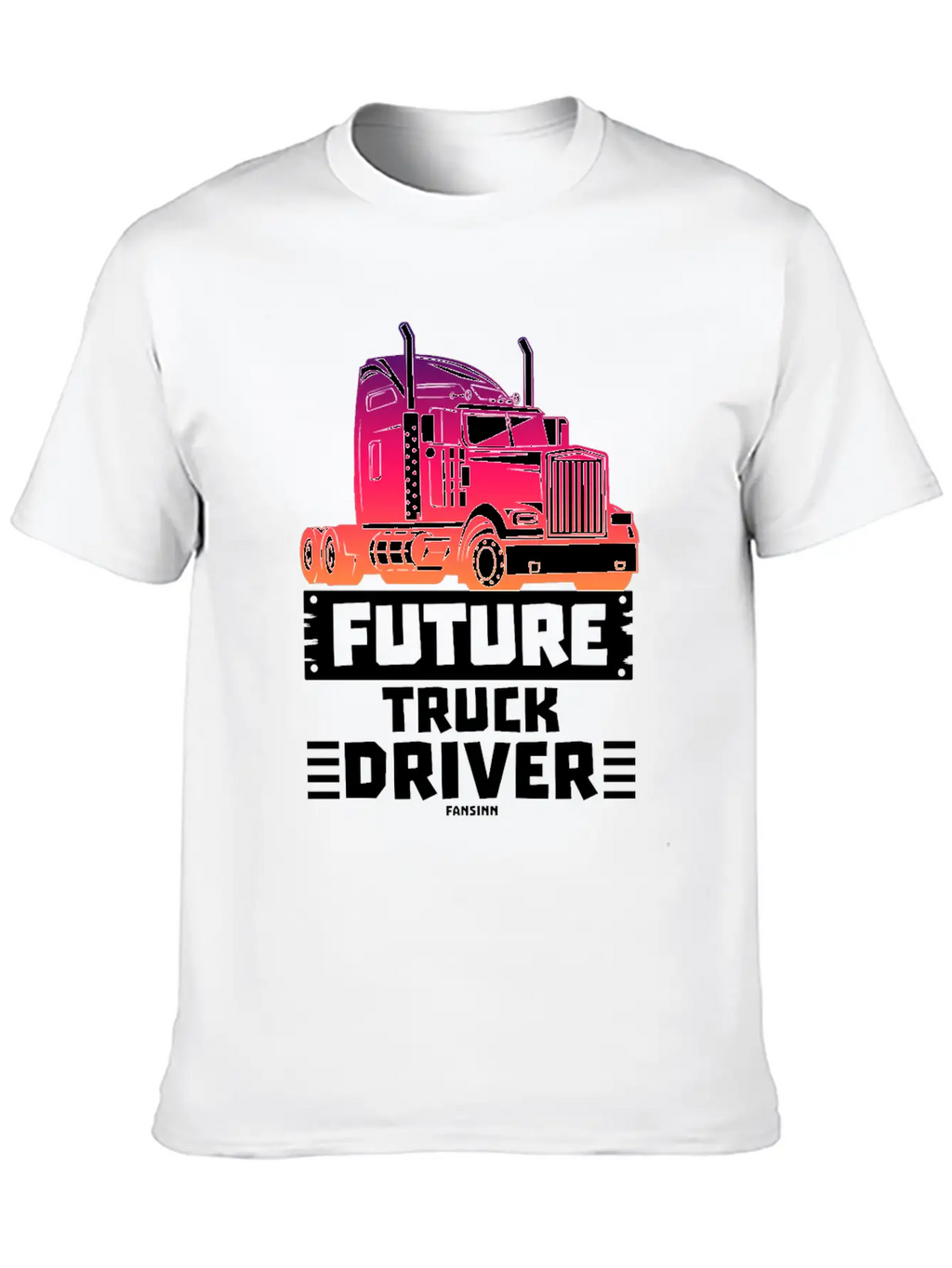 Future Truck Driver Stylish Everyday T-Shirt – Unisex Basic Cotton Tee
