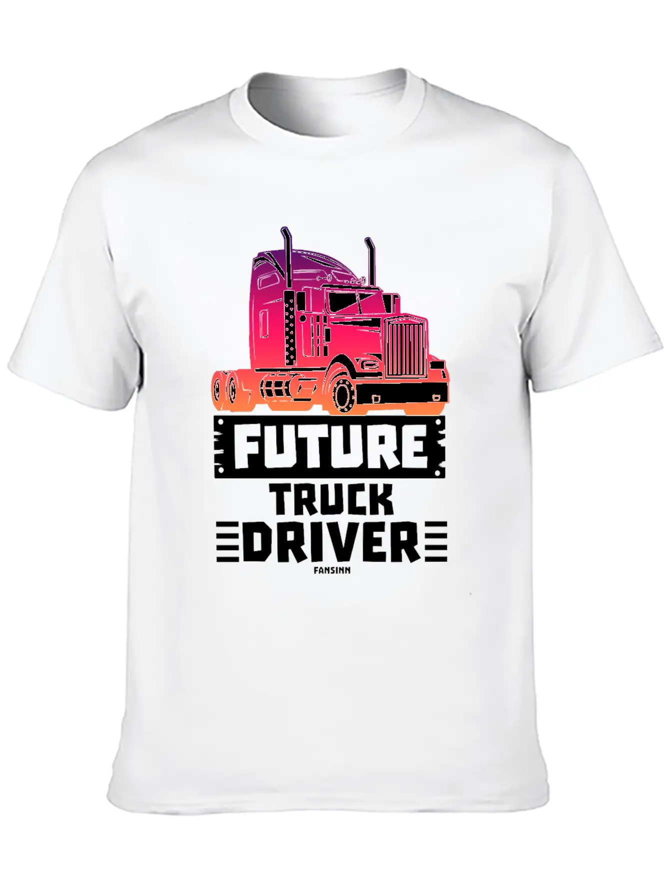 Future Truck Driver Stylish Everyday T-Shirt – Unisex Basic Cotton Tee