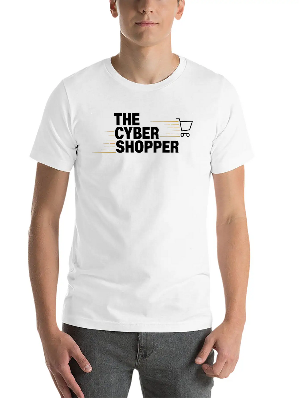 Futuristic Cyber Shopper Graphic Fun Breathable Graphic T-Shirt – Perfect For Casual Days