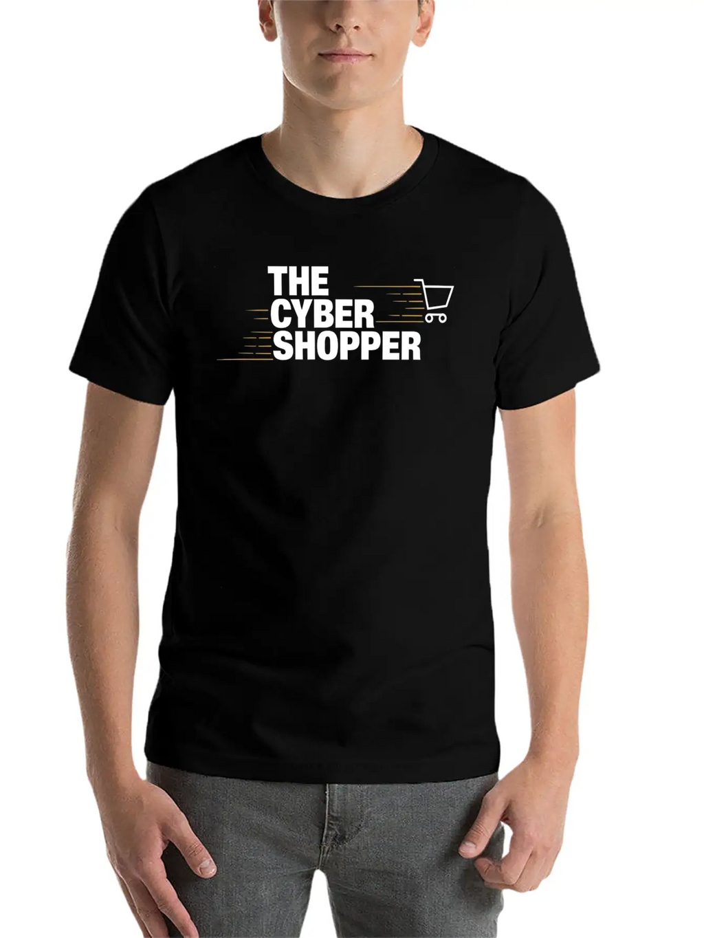 Futuristic Cyber Shopper Graphic Fun Breathable Graphic T-Shirt – Perfect For Casual Days
