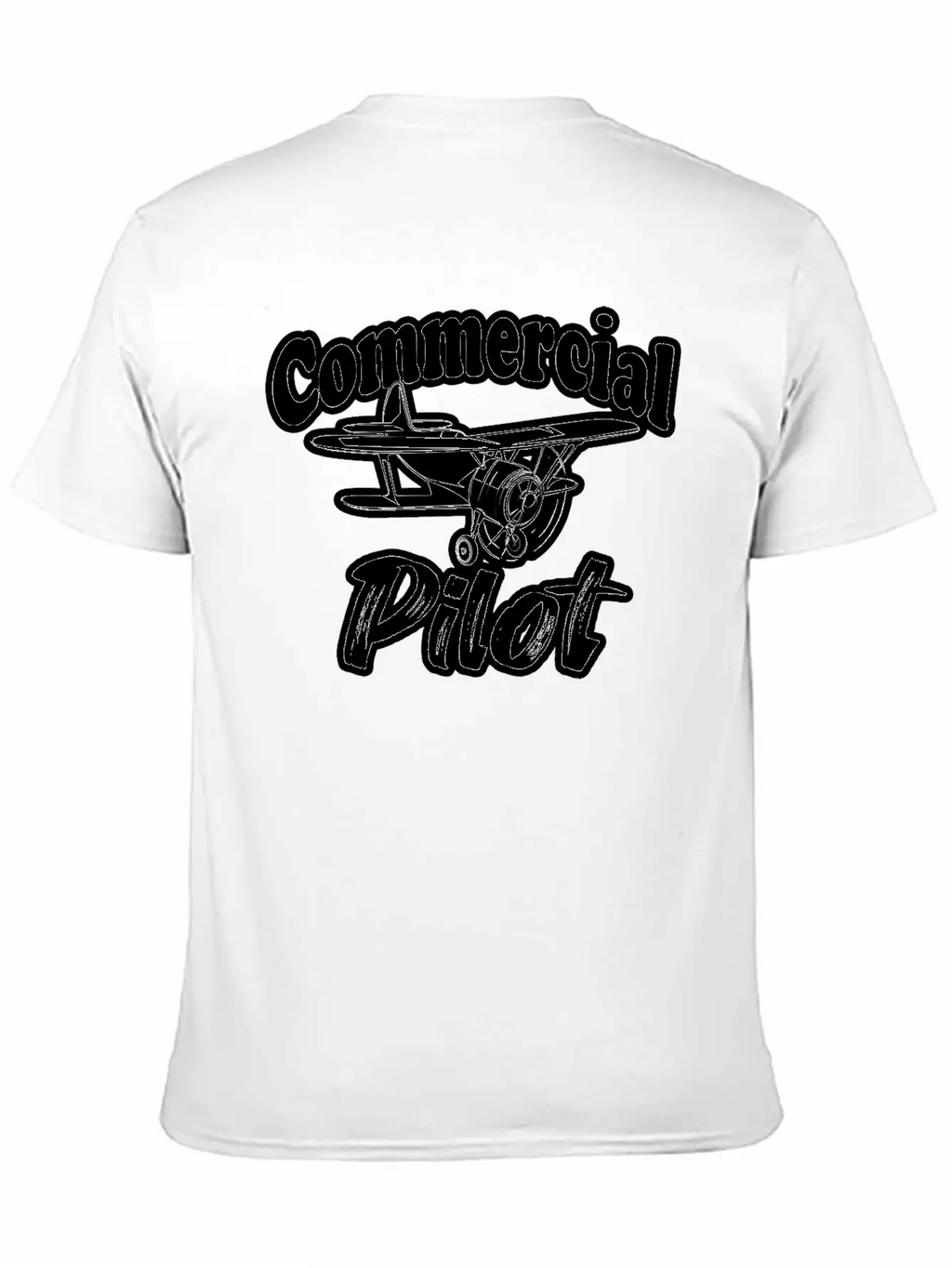 Fuuny Aviation Commercial Pilot Essential Cotton Tee For Daily Outfits – Unisex Style