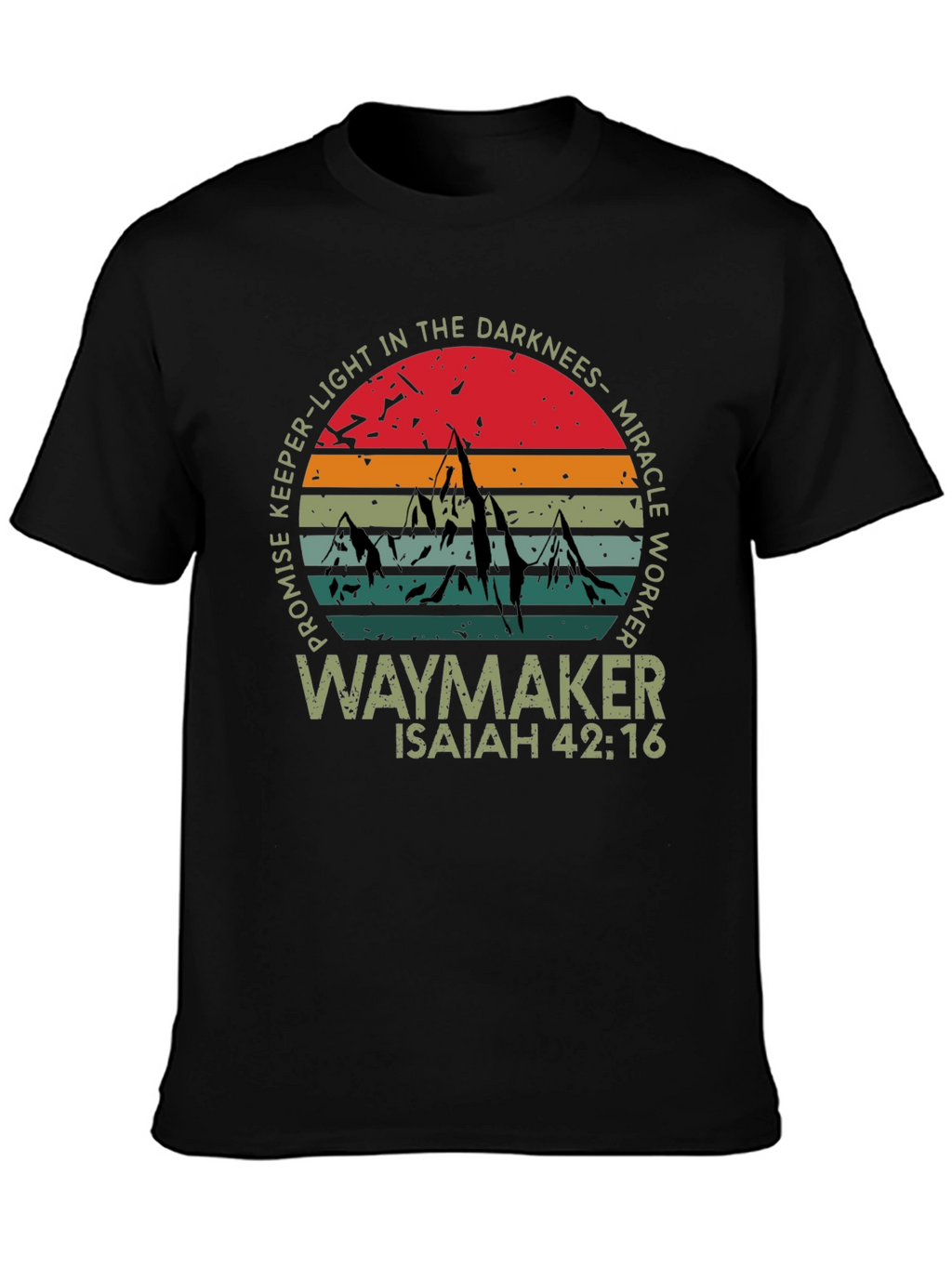 Waymaker Graphic Tee - Isaiah 42:16 Christian Shirt