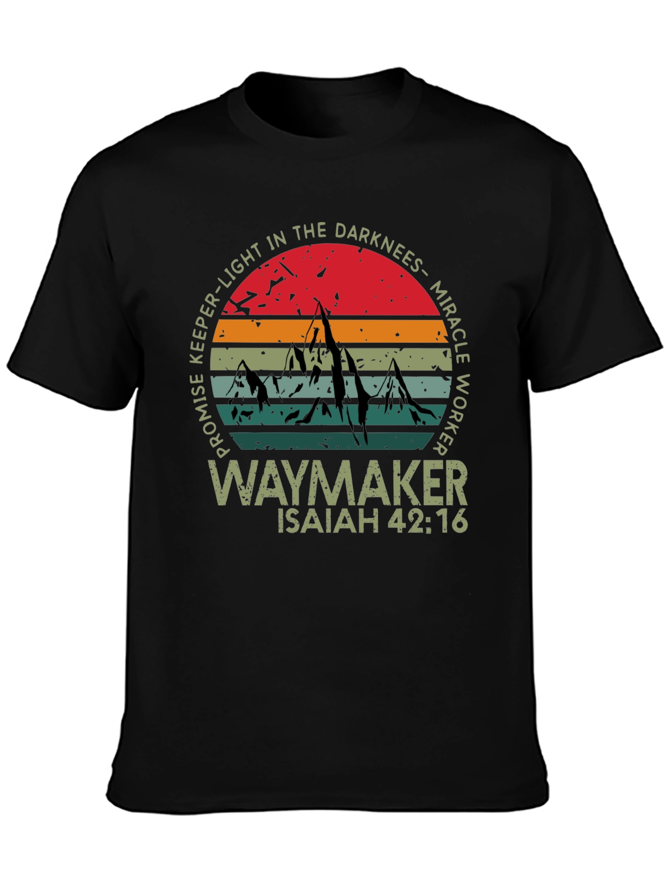 Waymaker Graphic Tee - Isaiah 42:16 Christian Shirt