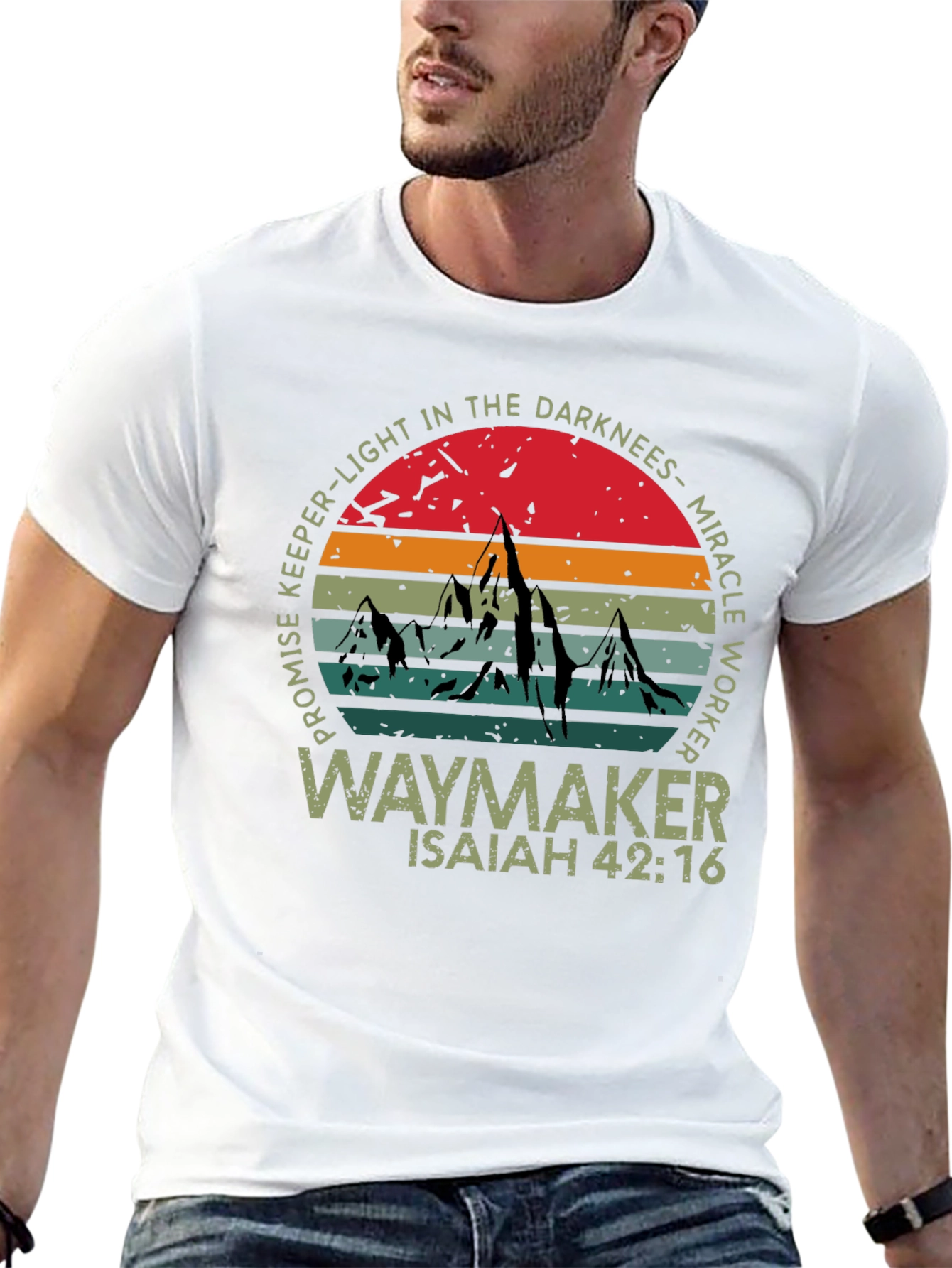 Waymaker Graphic Tee - Isaiah 42:16 Christian Shirt
