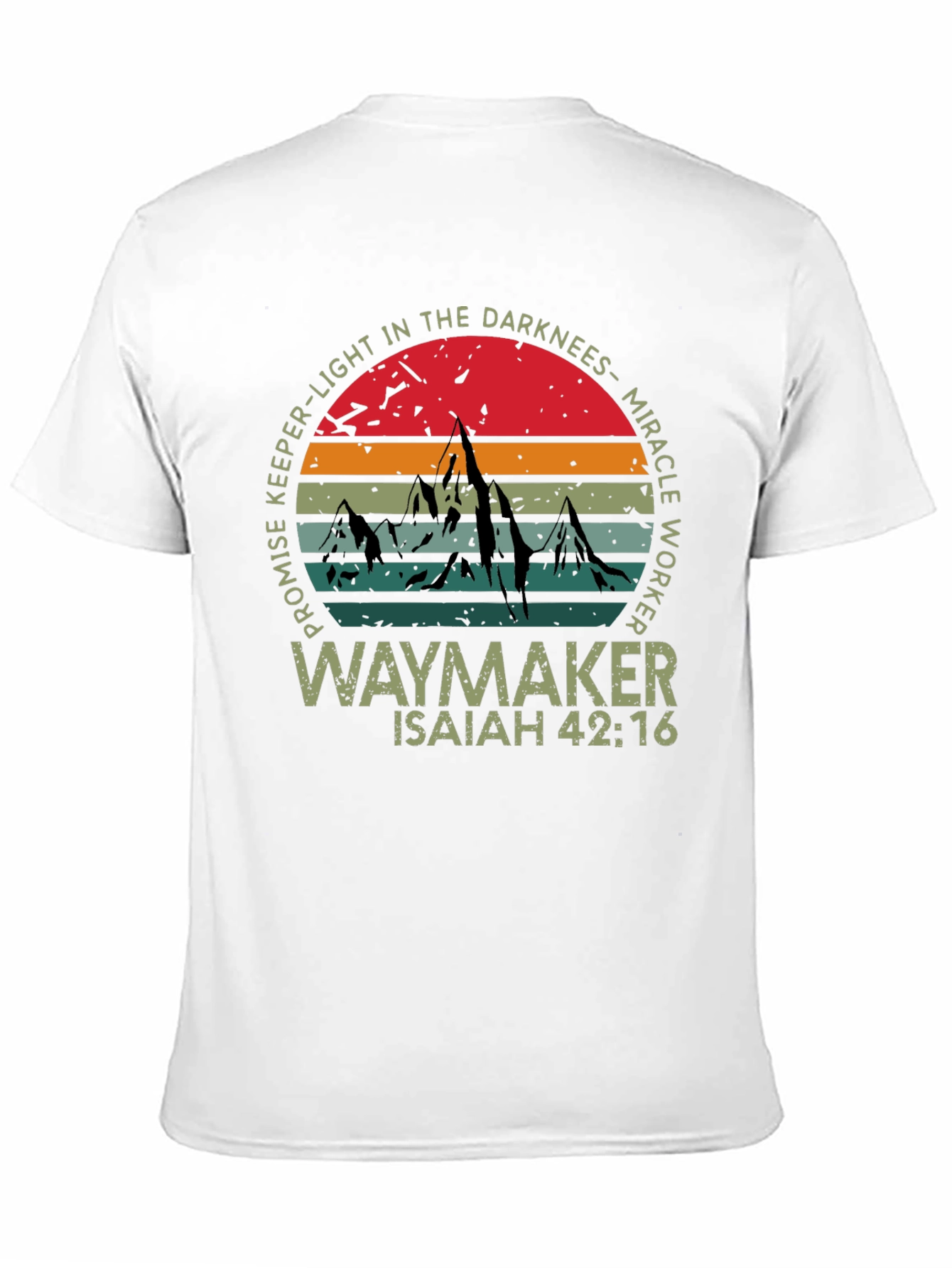 Waymaker Graphic Tee - Isaiah 42:16 Christian Shirt