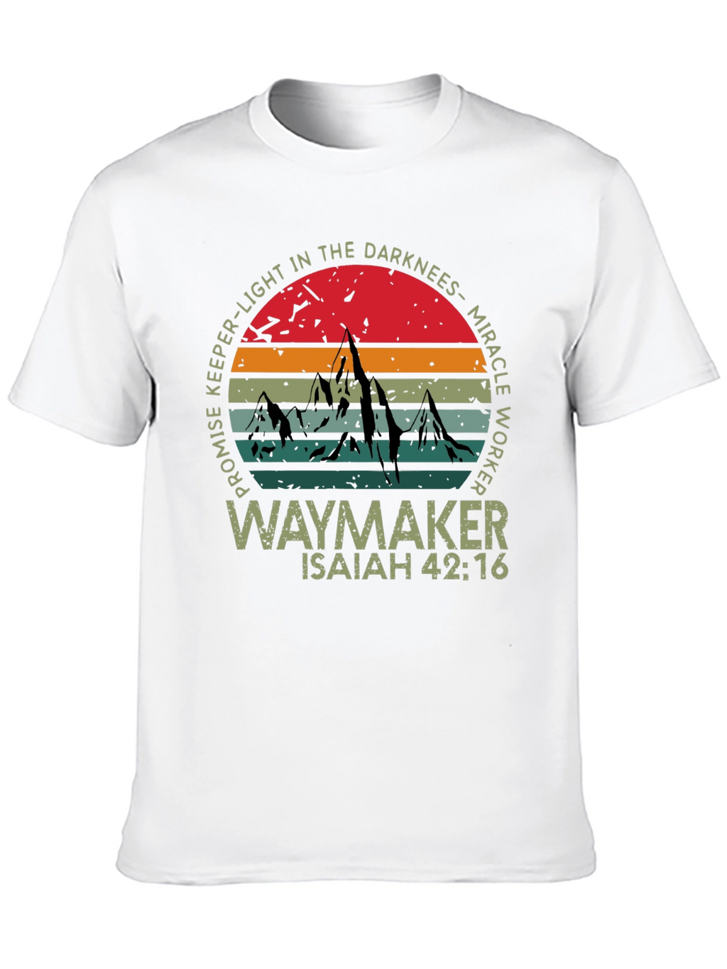 Waymaker Graphic Tee - Isaiah 42:16 Christian Shirt