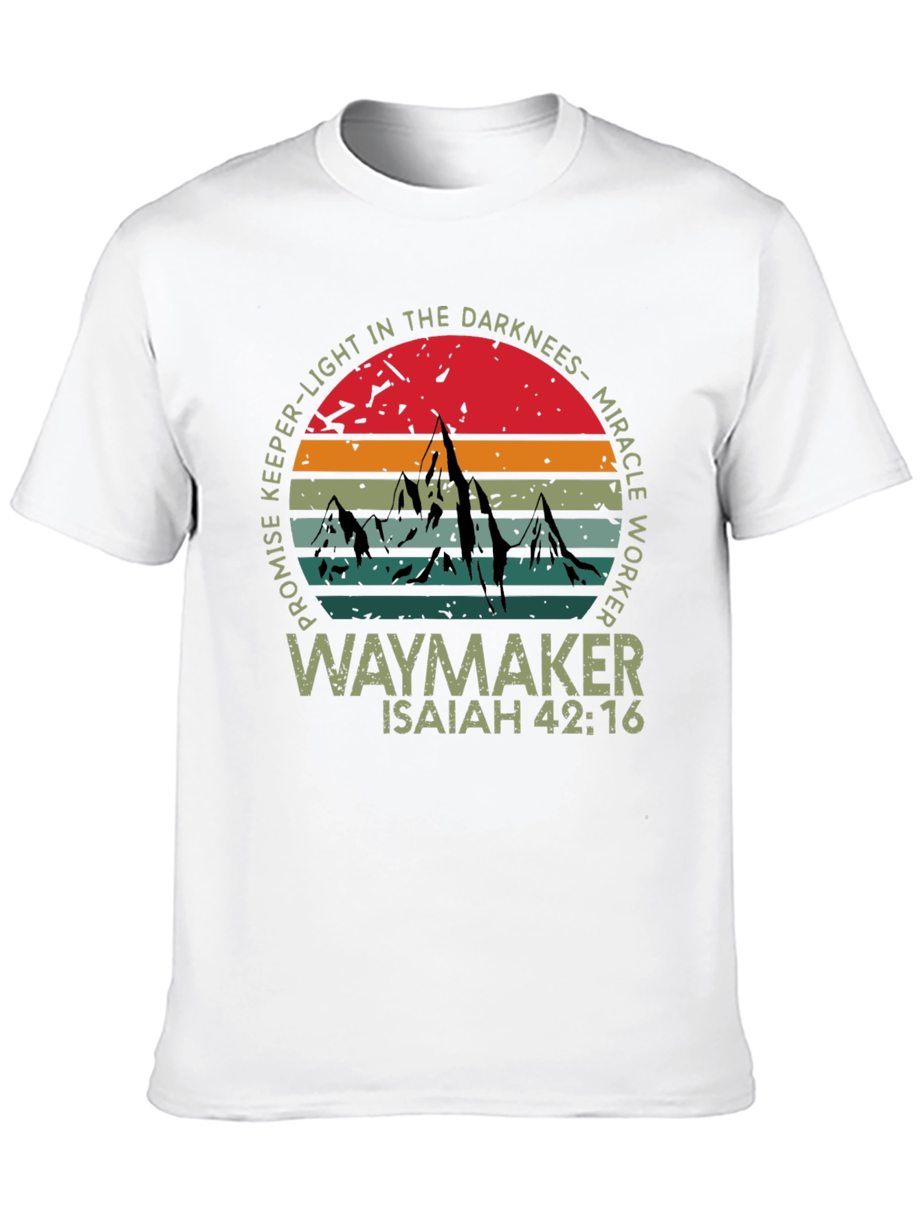 Waymaker Graphic Tee - Isaiah 42:16 Christian Shirt