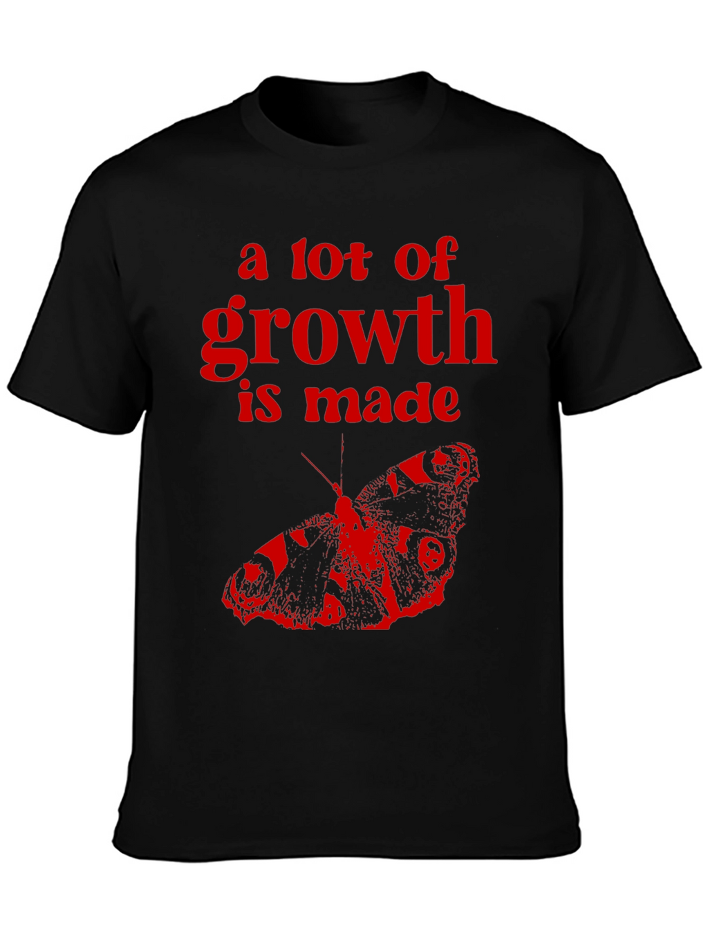 Growth Butterfly Graphic T-Shirt