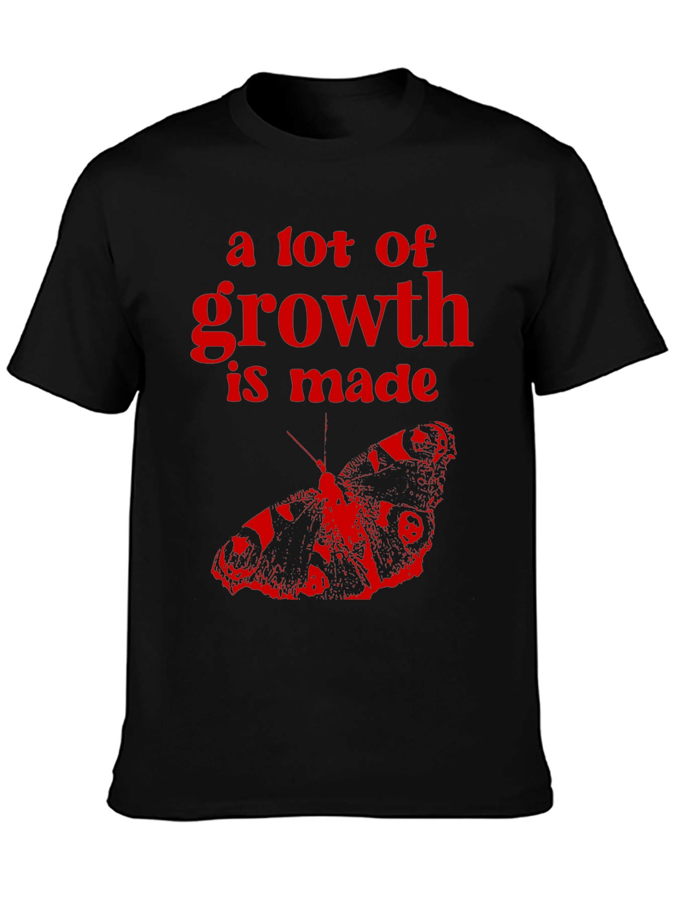 Growth Butterfly Graphic T-Shirt
