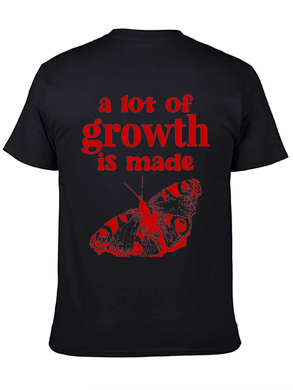 Growth Butterfly Graphic T-Shirt
