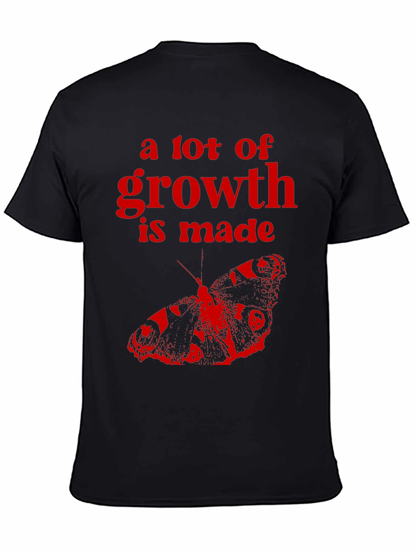 Growth Butterfly Graphic T-Shirt