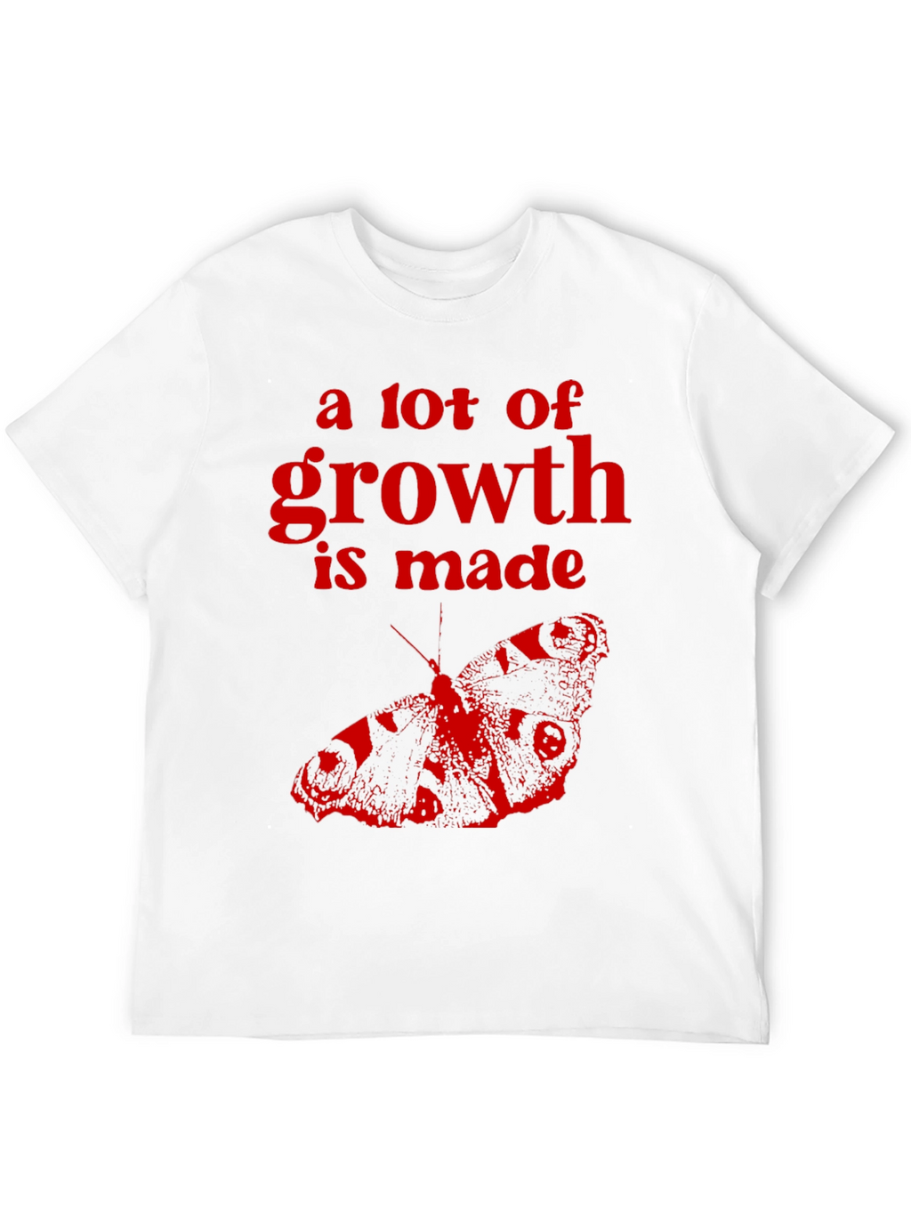Growth Butterfly Graphic T-Shirt