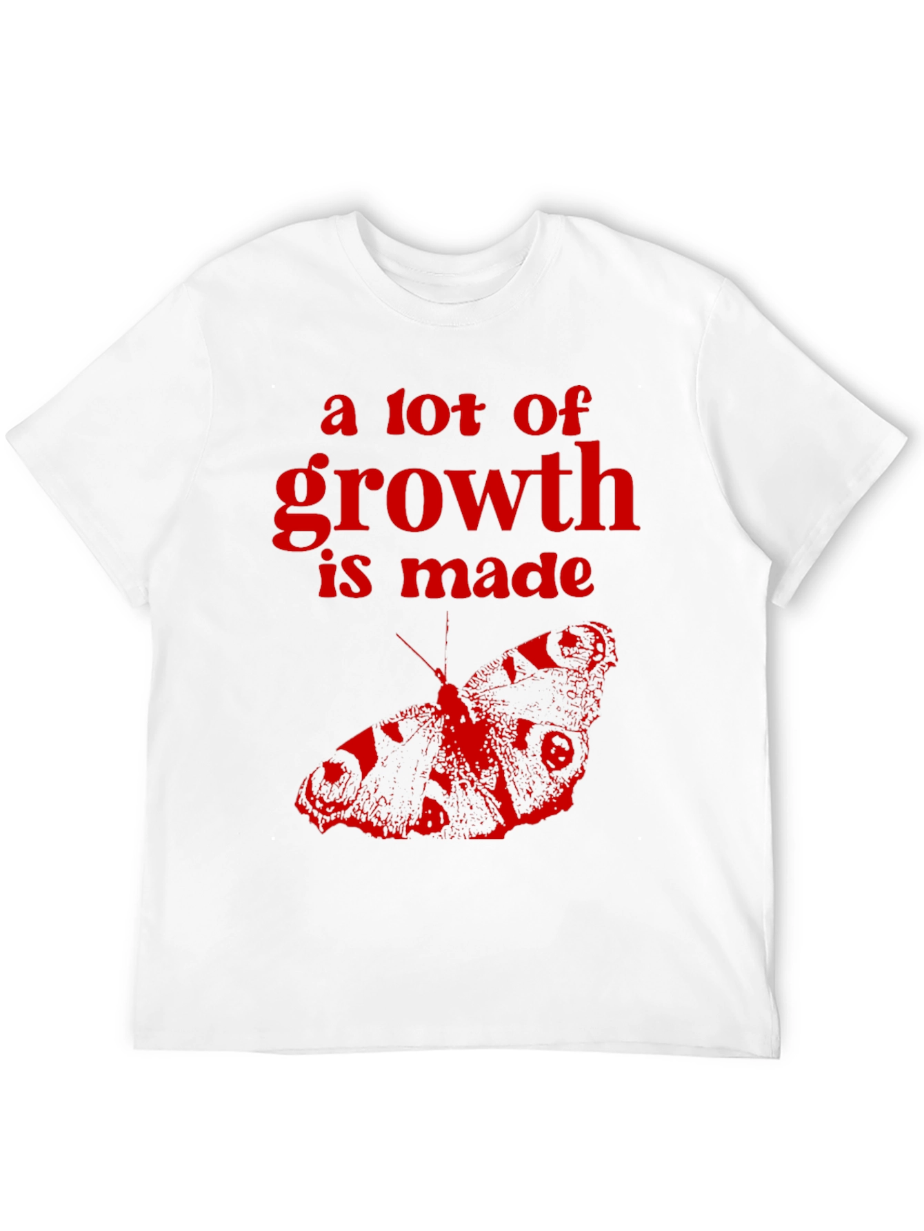 Growth Butterfly Graphic T-Shirt