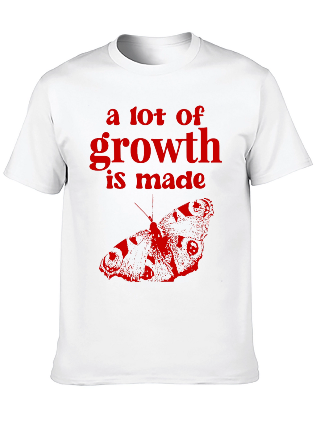 Growth Butterfly Graphic T-Shirt