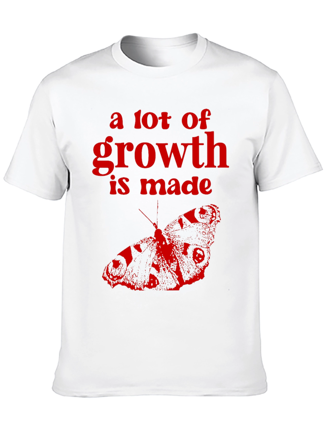 Growth Butterfly Graphic T-Shirt
