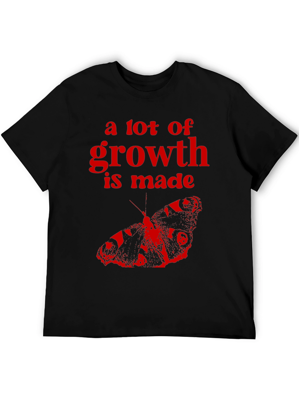 Growth Butterfly Graphic T-Shirt