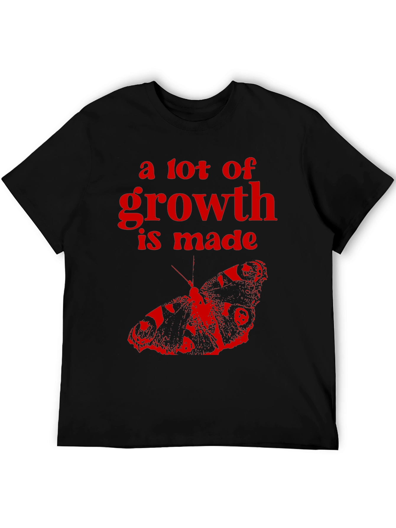 Growth Butterfly Graphic T-Shirt