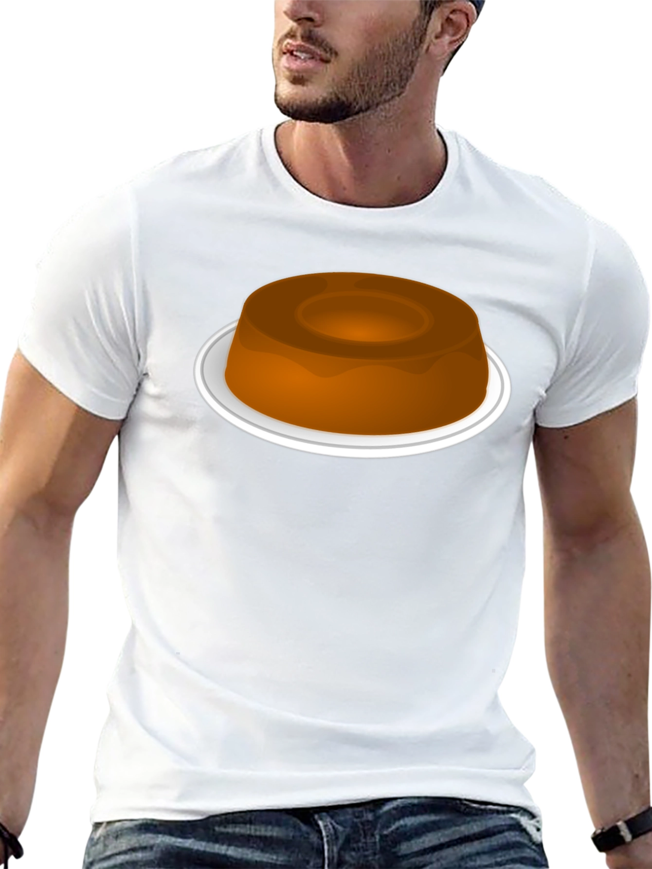 Pudding Graphic Black T-Shirt