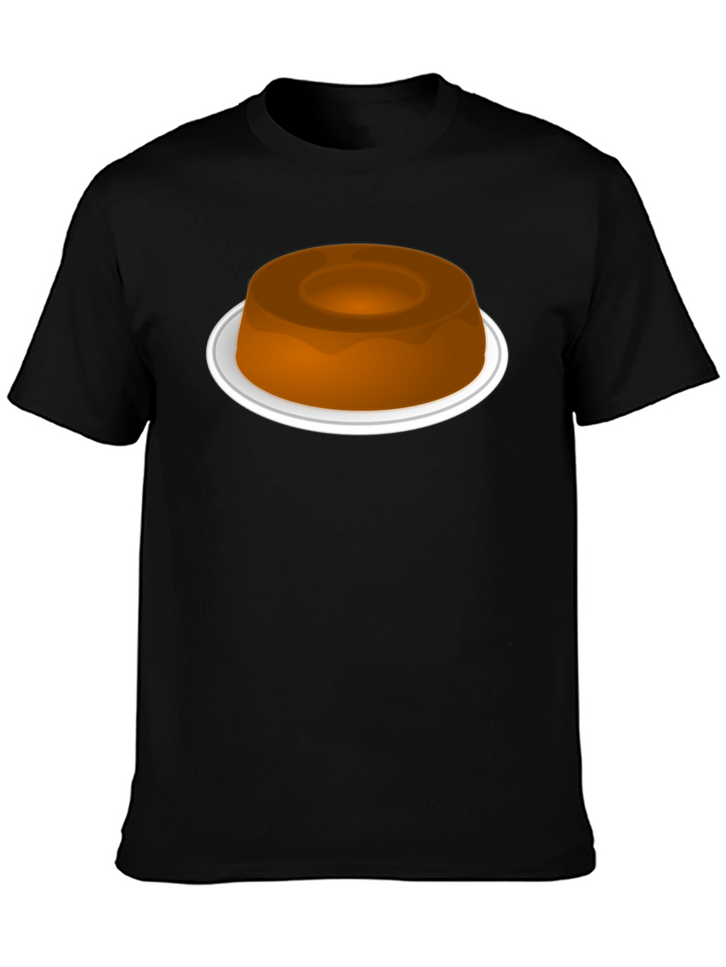 Pudding Graphic Black T-Shirt