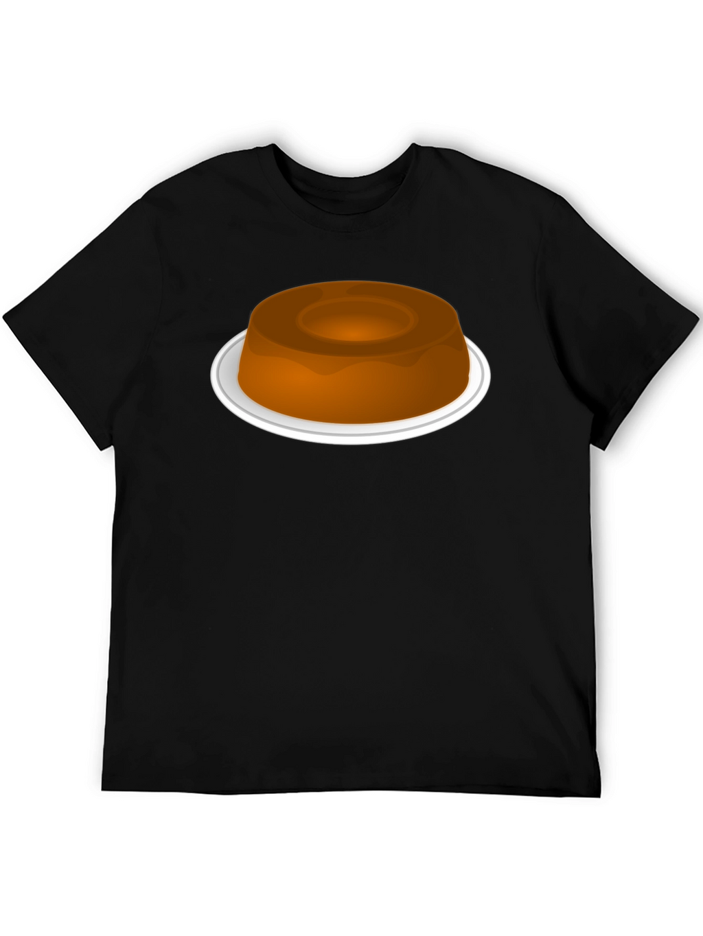 Pudding Graphic Black T-Shirt