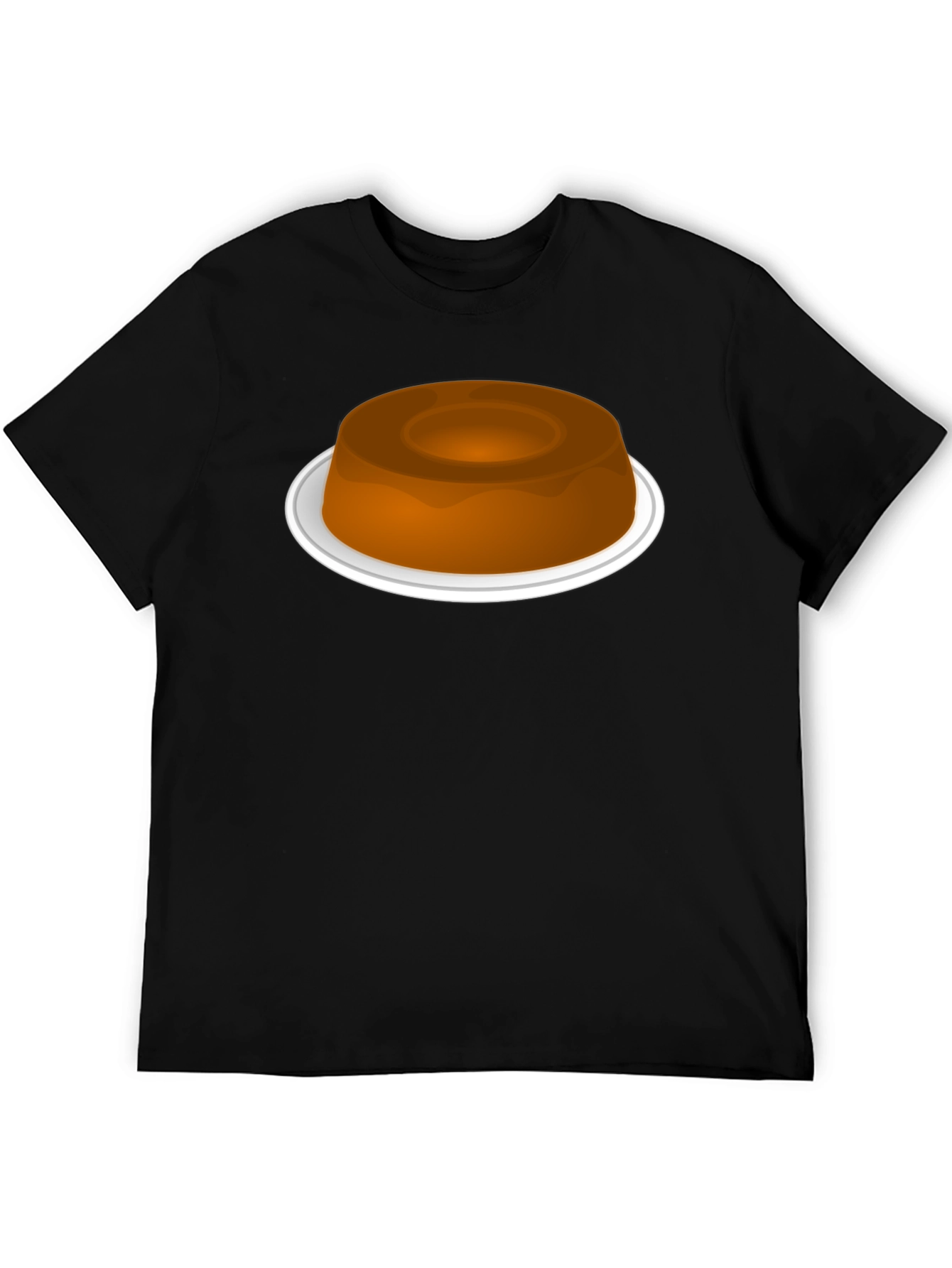 Pudding Graphic Black T-Shirt
