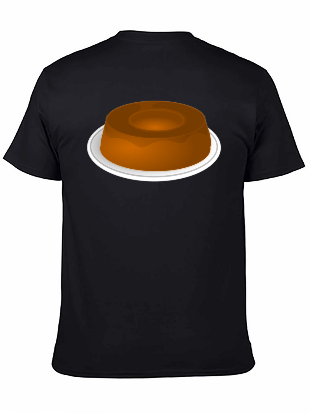 Pudding Graphic Black T-Shirt