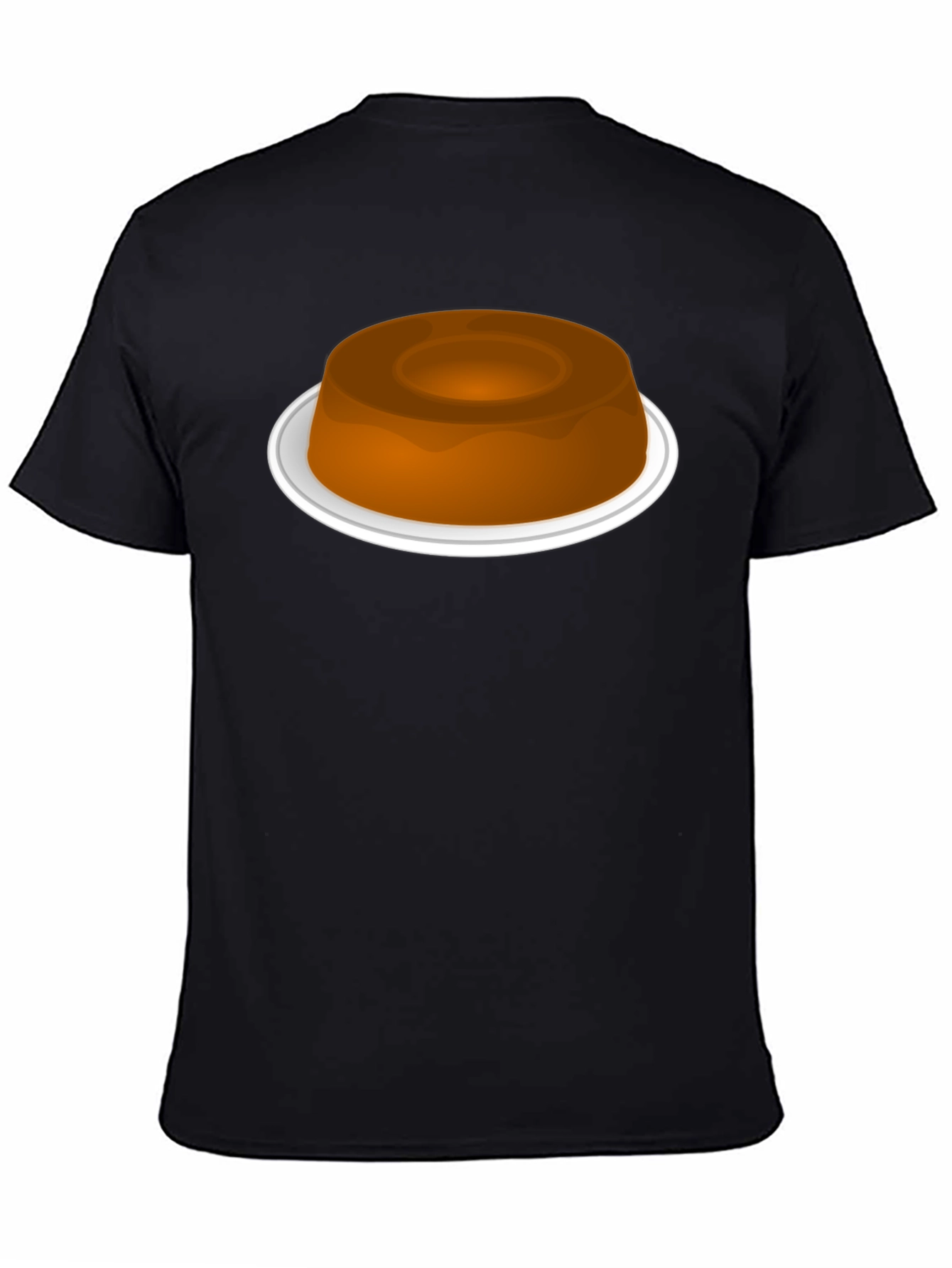 Pudding Graphic Black T-Shirt