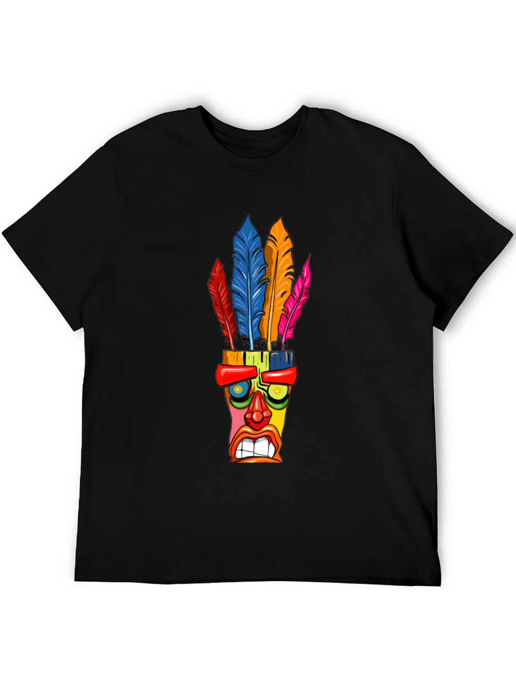 Colorful Tiki Mask T-Shirt