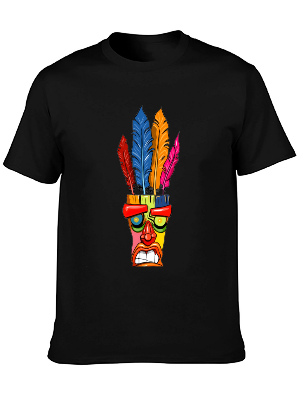 Colorful Tiki Mask T-Shirt