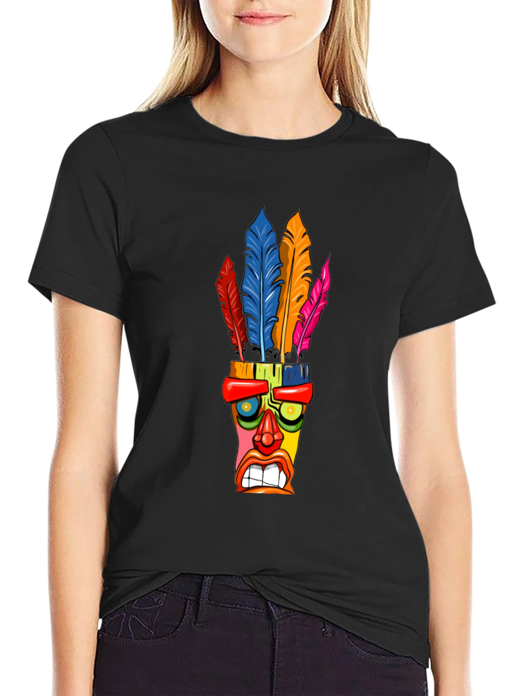 Colorful Tiki Mask T-Shirt